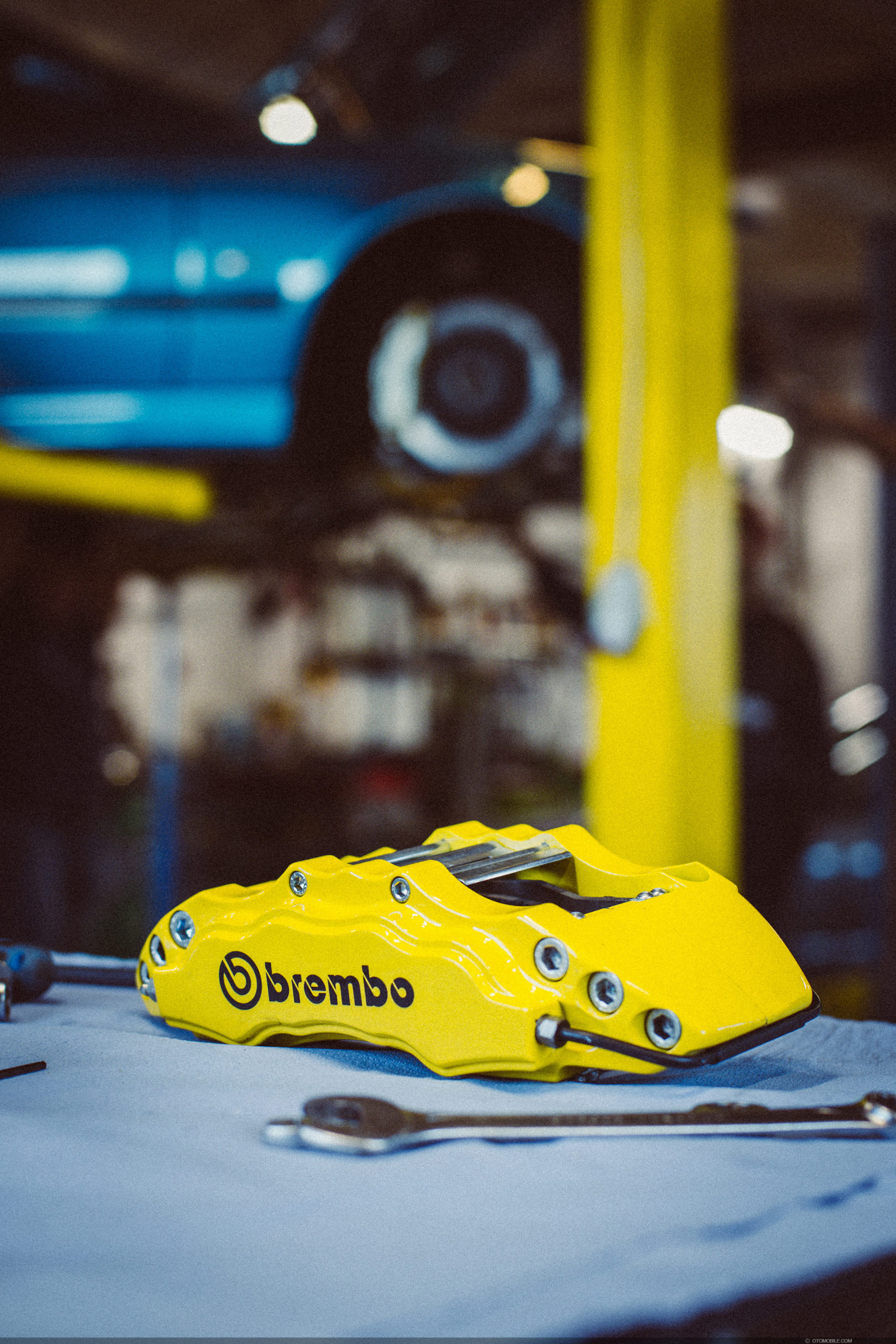 Brembo brakes in yellow for BMW M5 E39