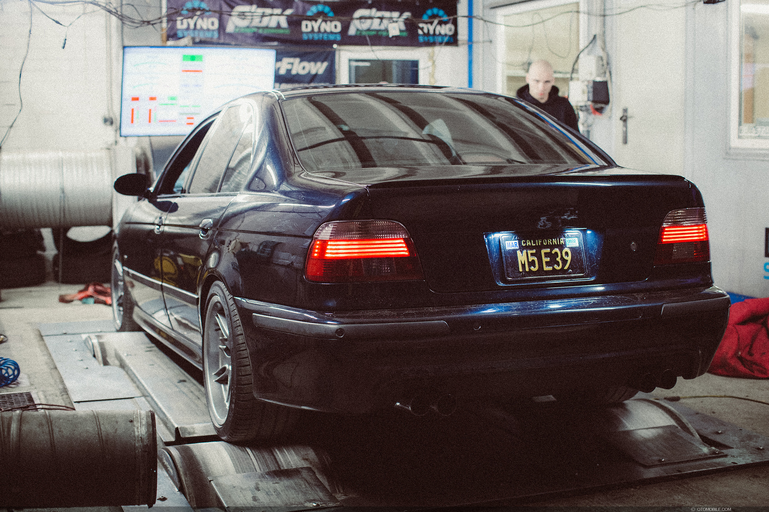 BMW M5 E39 dyno test before ESS Supercharger install at Dyno Systems, Riga Latvia on a Superflow Dyno. 